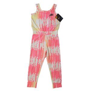 NWT Nike Girl's Sunset Pulse Wildflower Jumpsuit Sz 5